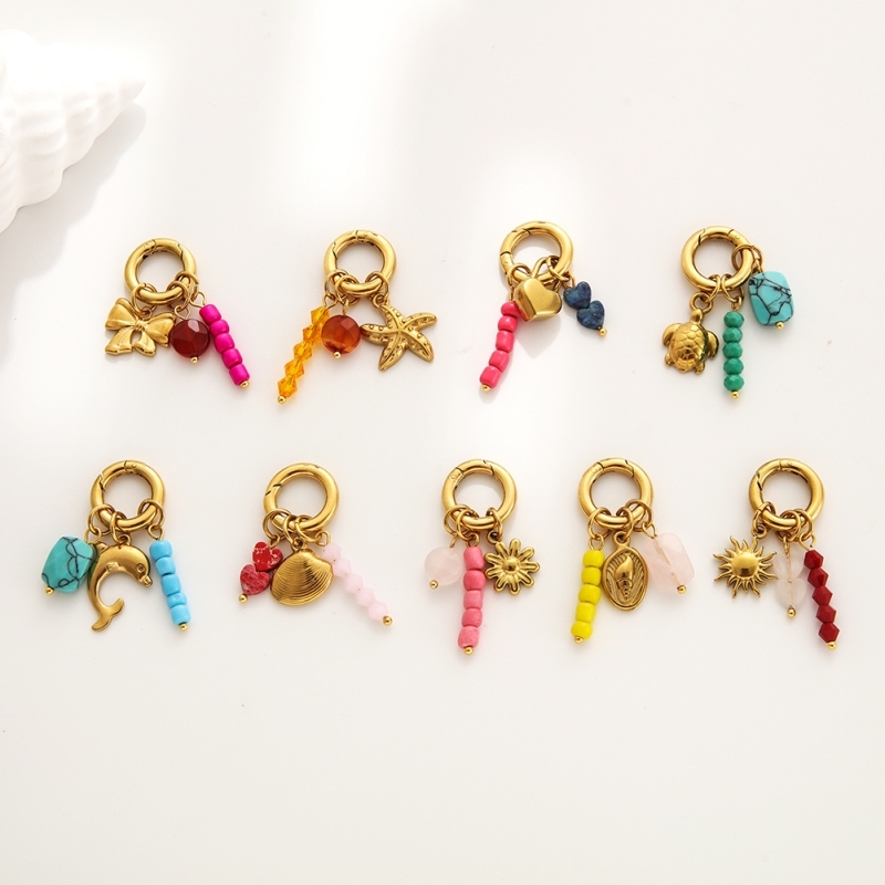 Sealife Charms with circle clasp