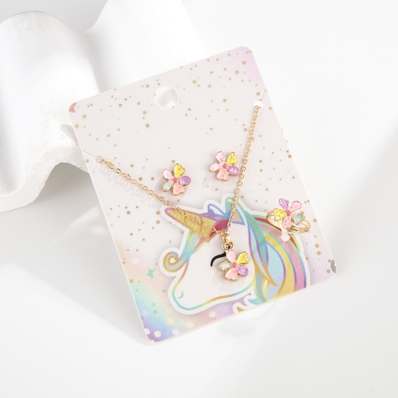 Kids Flower jewelry set