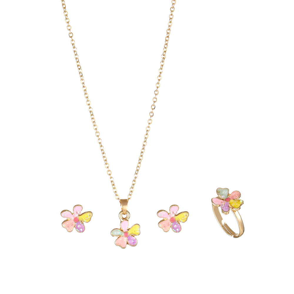 Kids Flower jewelry set