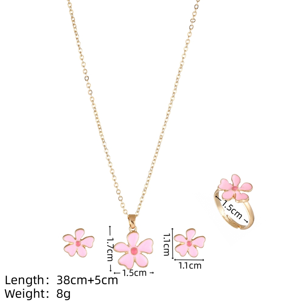 Kids Flower jewelry set
