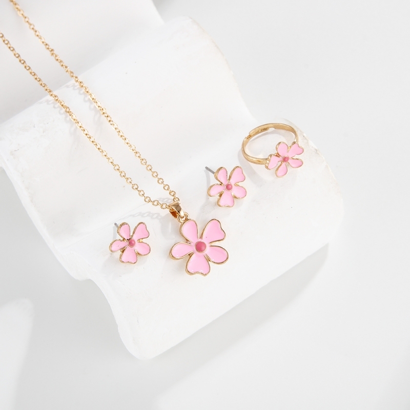 Kids Flower jewelry set