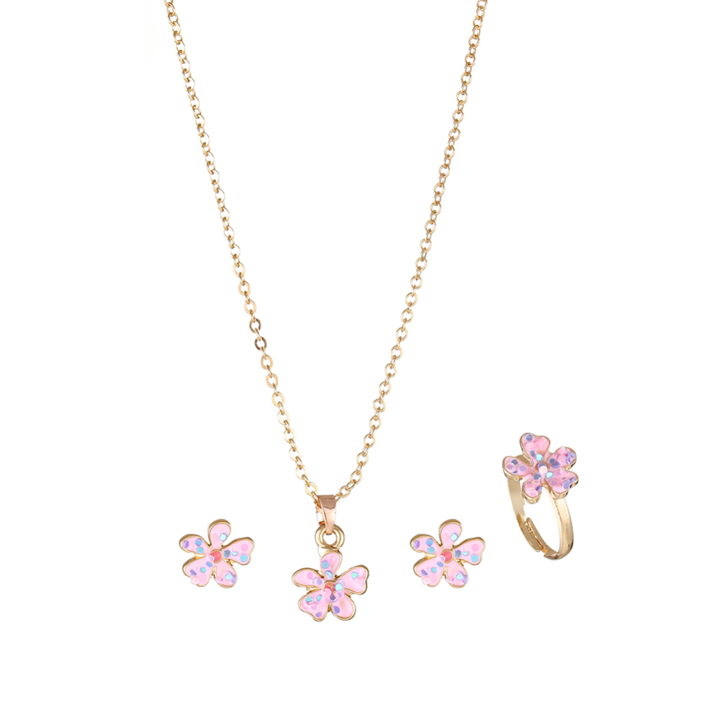 Kids Flower jewelry set