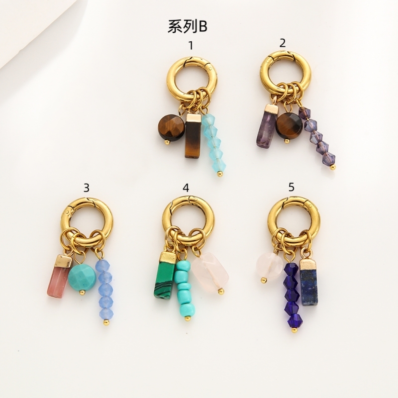 Nature stone charms