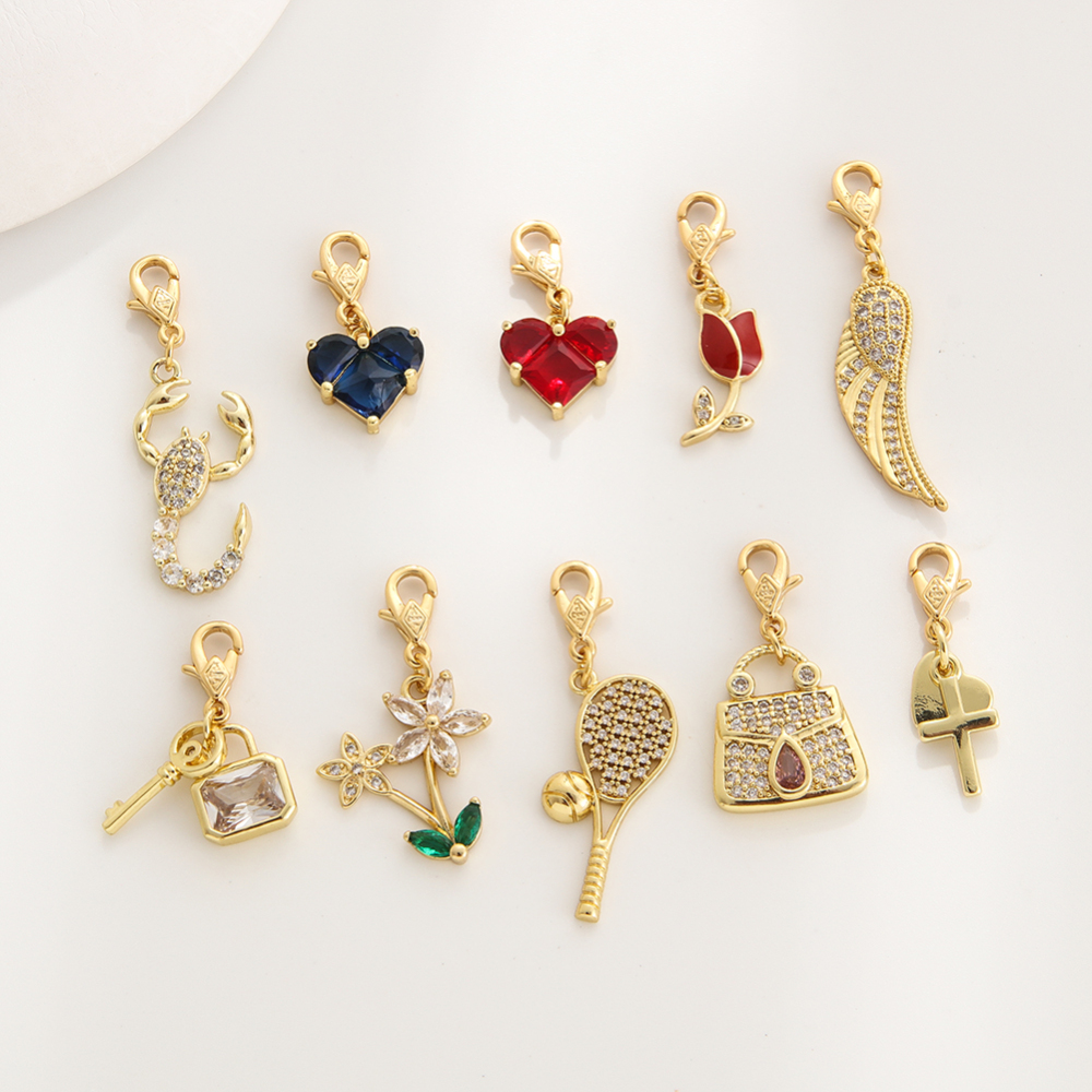 Lobster clasp charms