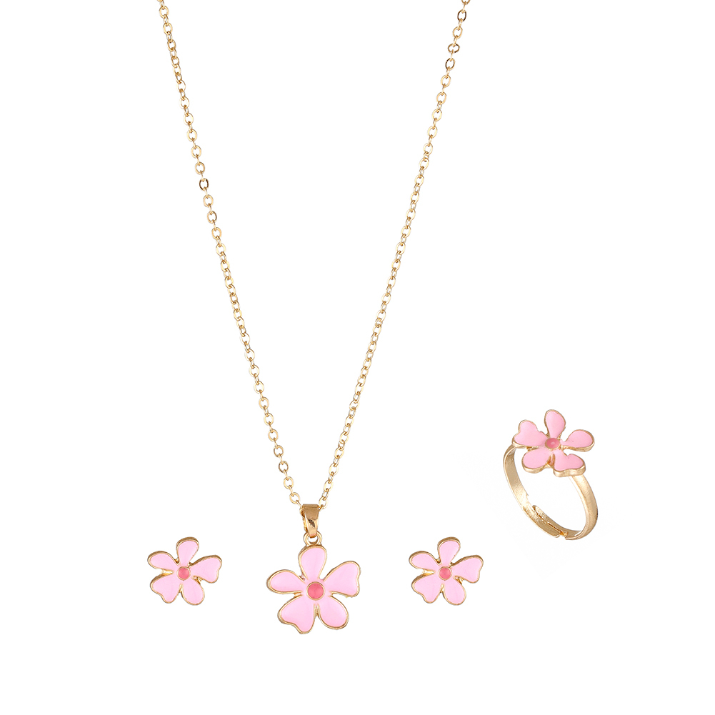 Kids Flower jewelry set