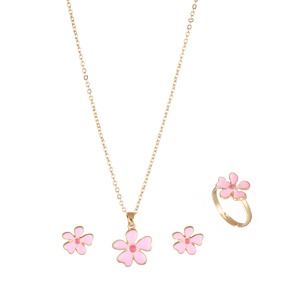 Kids Flower jewelry set