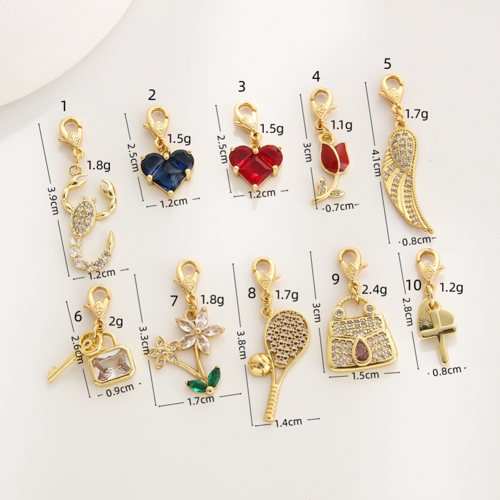 Lobster clasp charms