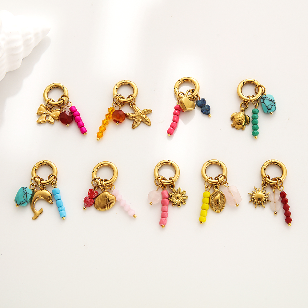 Sealife Charms with circle clasp