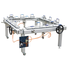 Manual screen stretching machine