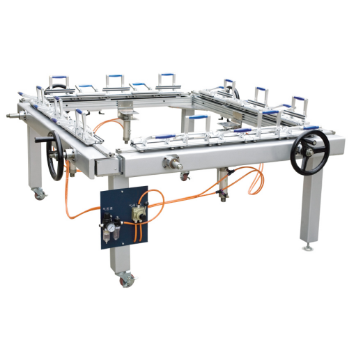 Manual screen stretching machine