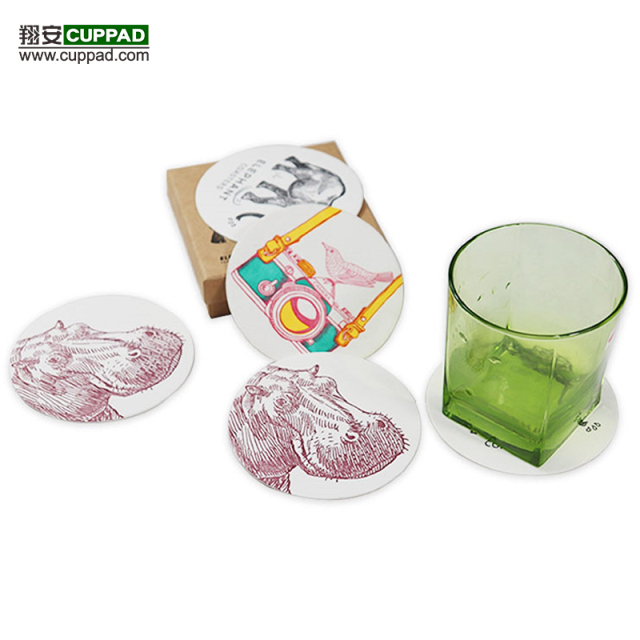 Color Sets Animals Stamping Cotton Coaster