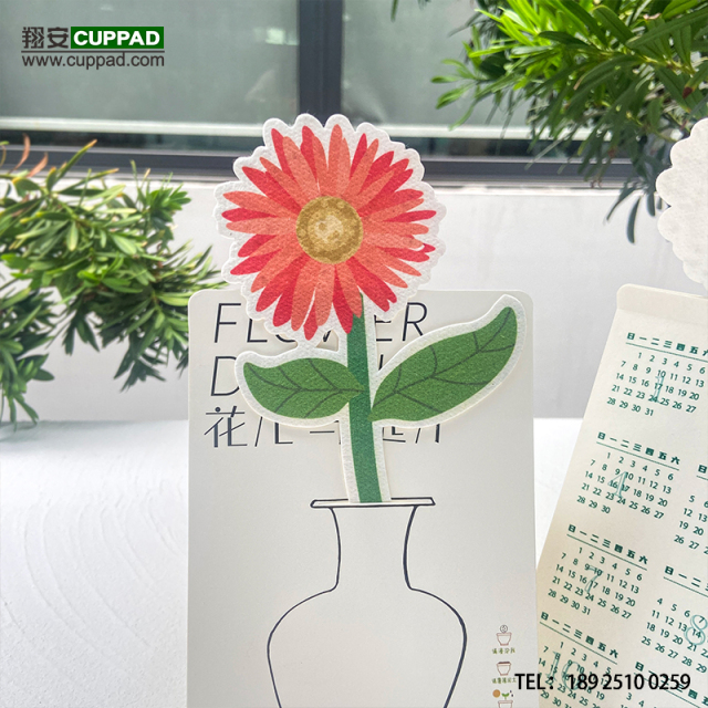 2024 Customizable Eco-friendly Plantable Seed paper folding desk calendar