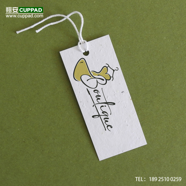 Customization Eco-friendly Seed Paper Tag Handmade Plantable Tag