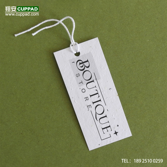Customization Eco-friendly Seed Paper Tag Handmade Plantable Tag