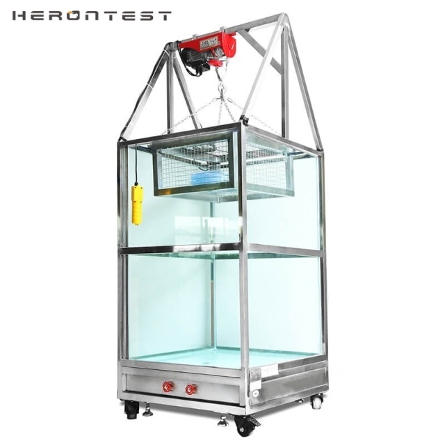 IEC60529 IPX7 water immersion electric lifting test equipment