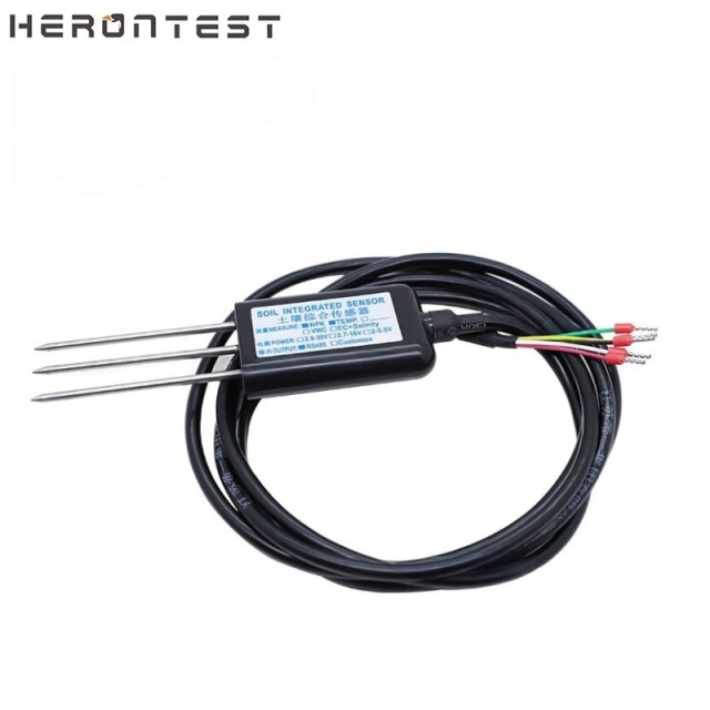 Soil NPK, Moisture, Temperature, EC and salinity sensor