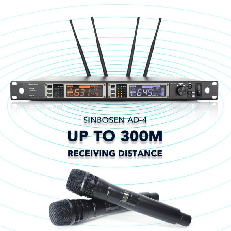 Sinbosen 300m Long distance 2 channel UHF wireless microphone