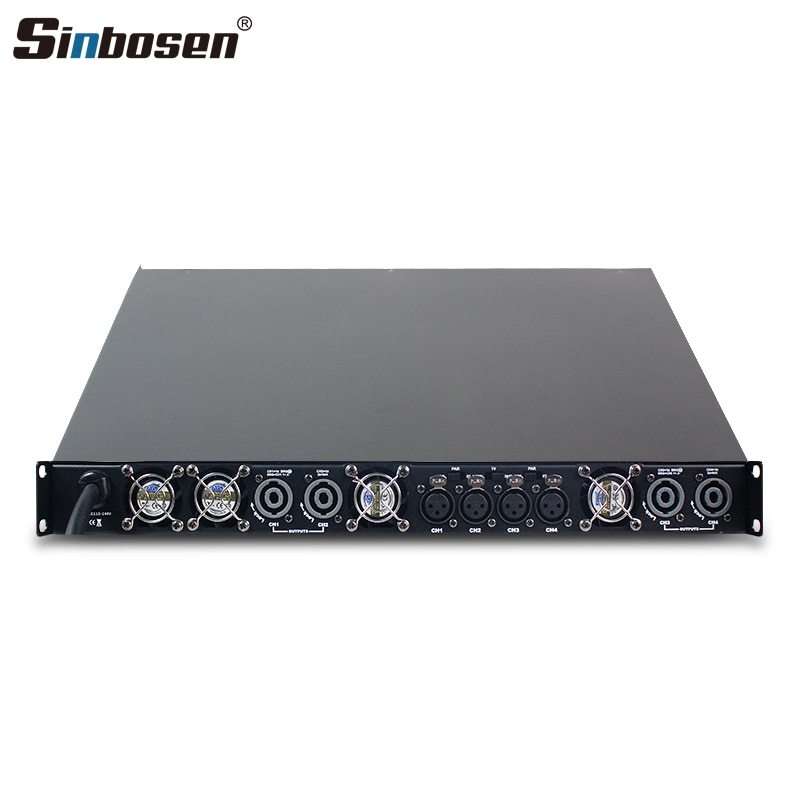 Sinbosen dj power amplifier Professional class d 4 channels 1400w 1u Digital K4-1400