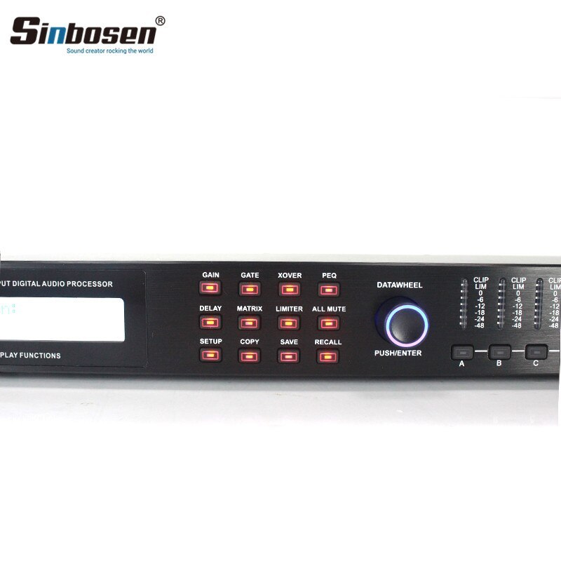 Sinbosen Digital audio processor 4 input 8 output loudspeaker management system AP48