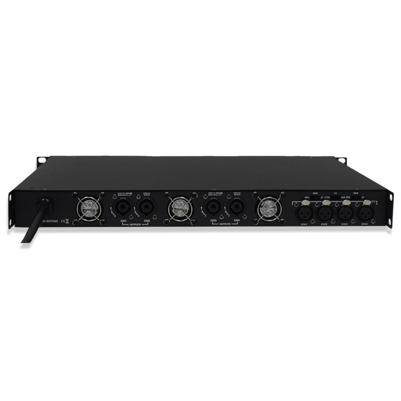K4-600 Sinbosen 1u Small Class D Home Audio 4 Channel Sound Amplifier For Speaker