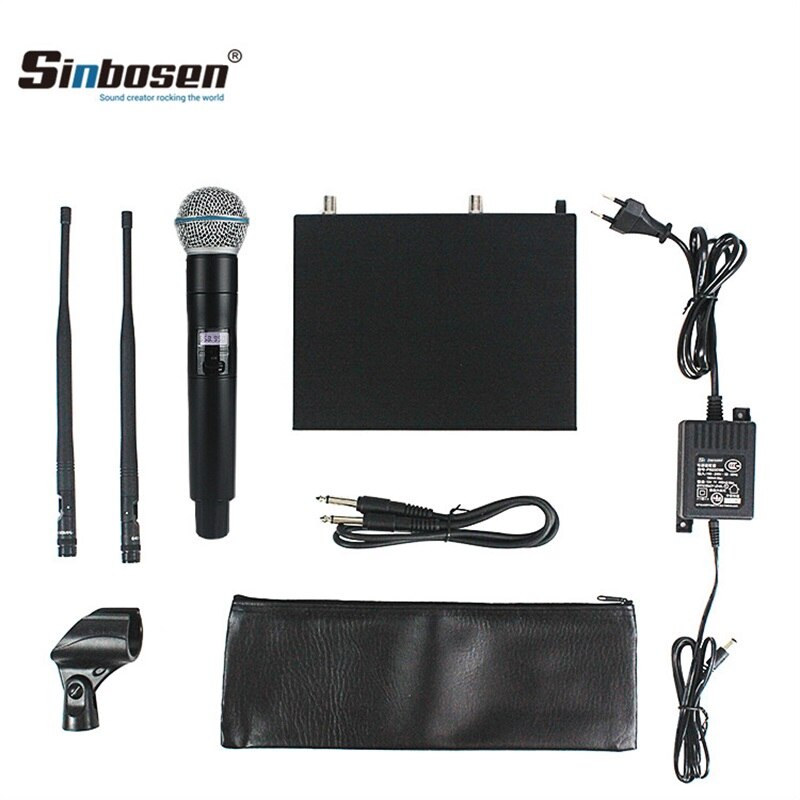 Sinbosen wireless vocal microphone system q-d4 High quality,Pro