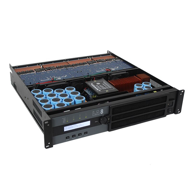 LA8 Sinbosen 4 Channel 2U DSP Power Amplifier 2200w Class Td Suit Professional Line Array Speaker