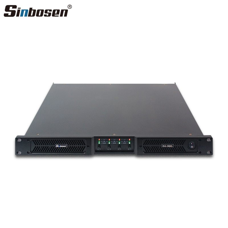 Sinbosen dj power amplifier Professional class d 4 channels 1400w 1u Digital K4-1400
