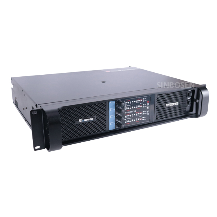 Sinbosen 1000w power amplifier FP8000Q amplificador digital 4 canais