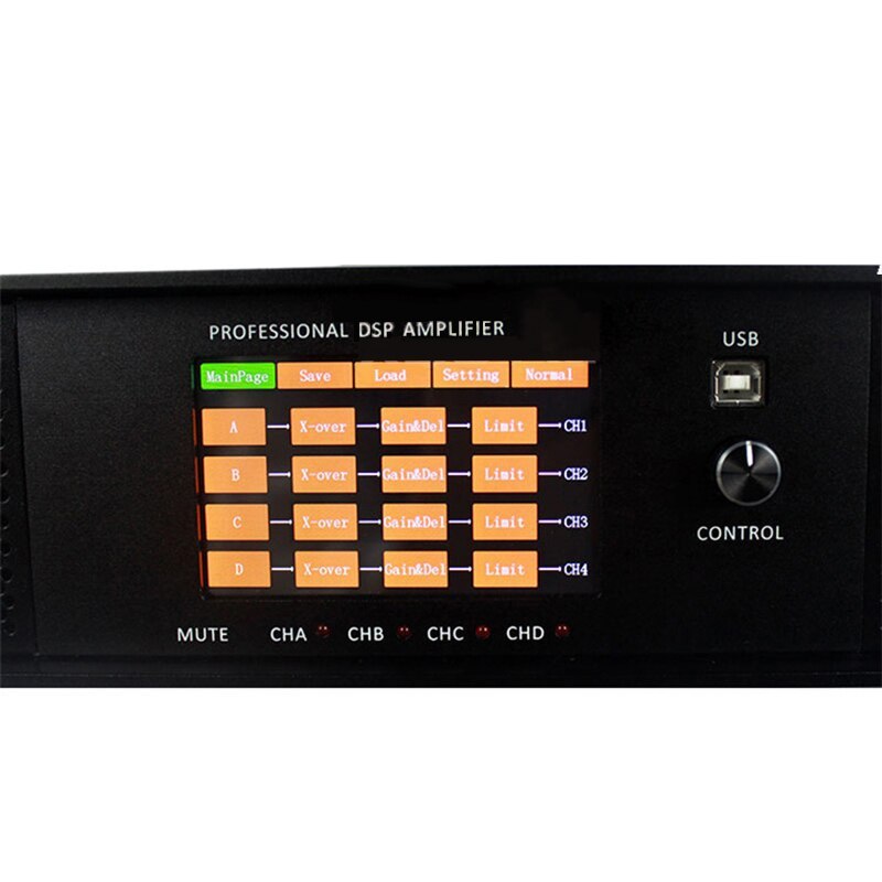 DSP-10Q Touch Screen DSP Professional Audio Power Amplifier Software control