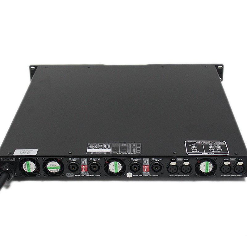 D4-3000 4 Channel 3000 Watts Work Under 2Ω Steadily Class D Digital Power Amplifier