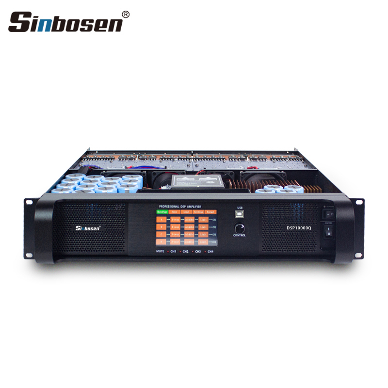 DSP10000Q Touch Screen DSP Professional Audio Power Amplifier Software control
