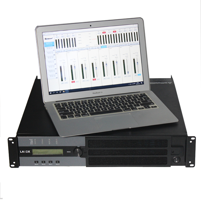 Connect The Computer Control DSP Amplifier Class TD 4 Channels 2200 Watts