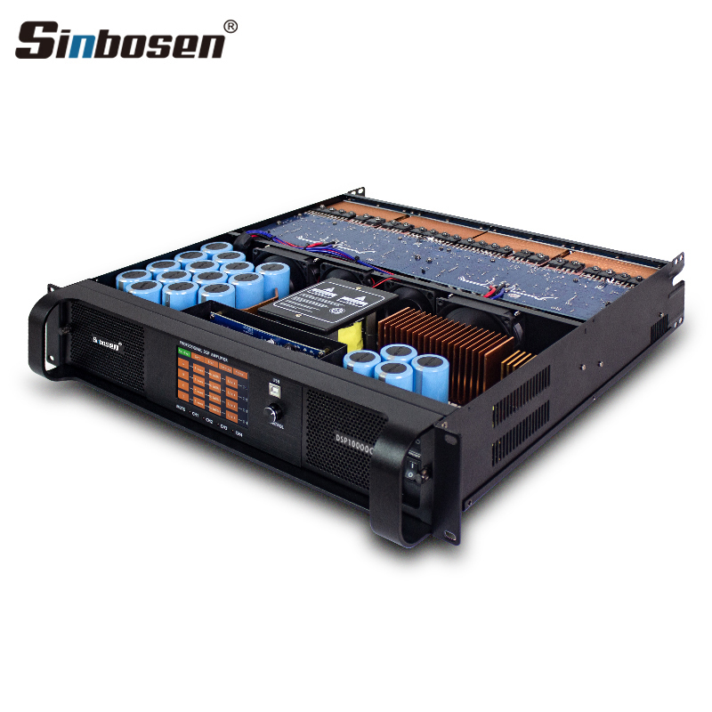 DSP10000Q Touch Screen DSP Professional Audio Power Amplifier Software control