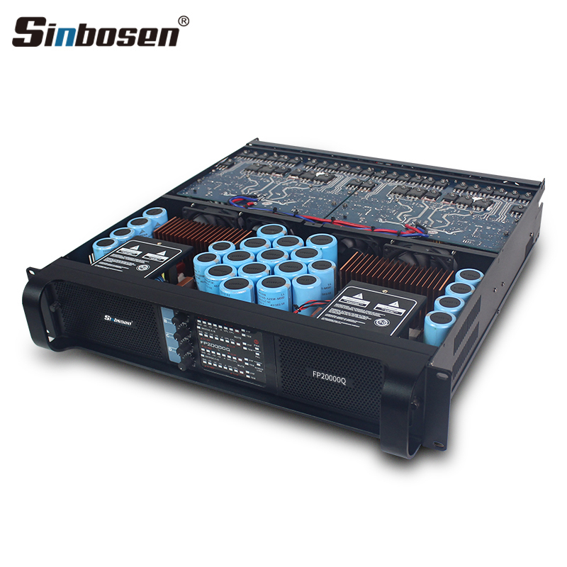 DS-20Q 2U Class TD Audio Subwoofer 4 Channel DJ Sound Amplifier 2200 Watts