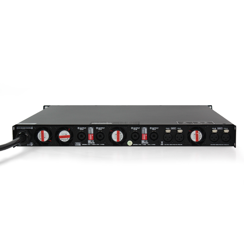 D4-2000 2 ohms 4 Channel 4760W Class D Digital Audio Power Amplifier