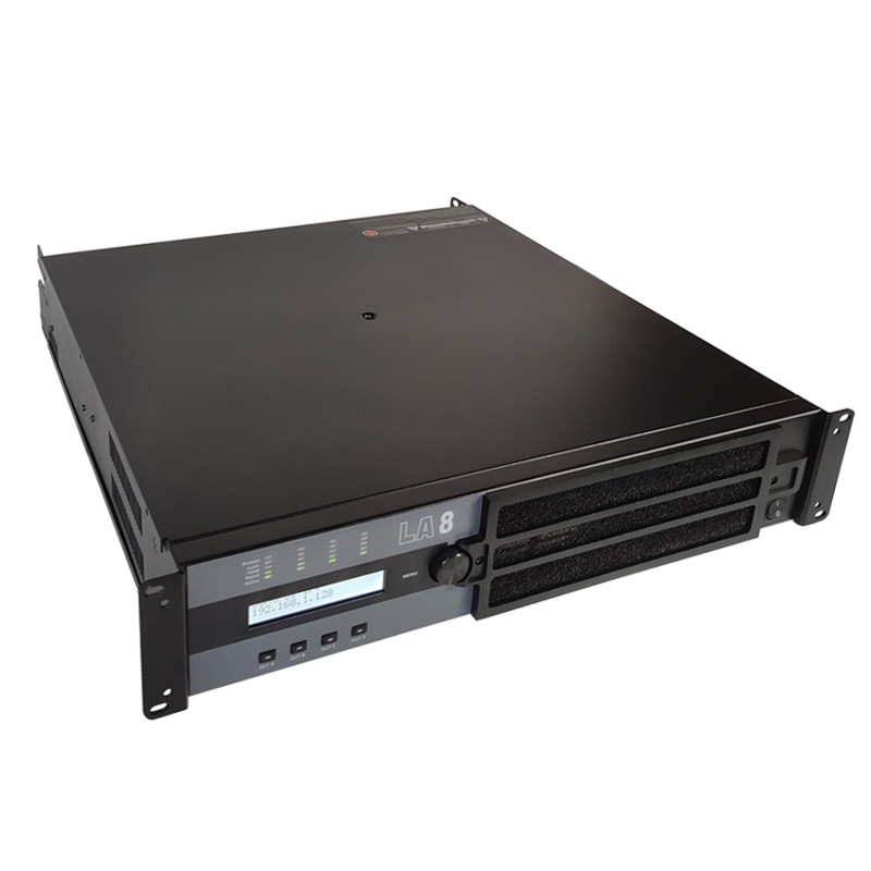 LA8 Sinbosen 4 Channel 2U DSP Power Amplifier 2200w Class Td Suit Professional Line Array Speaker