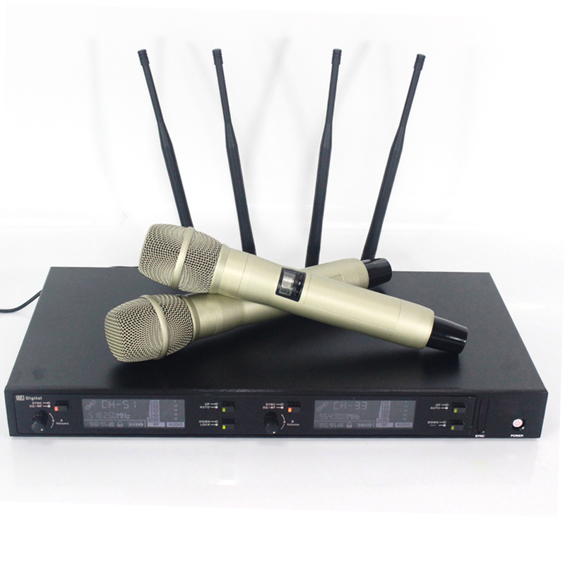 FREE SHIPPING Sinbosen 400m Long distance 2 channel UHF wireless microphone