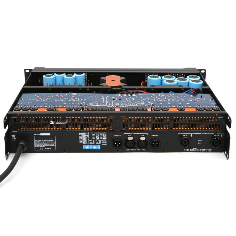 FP7000 1500W 2 channel amplifier professional mosfet power amplifier