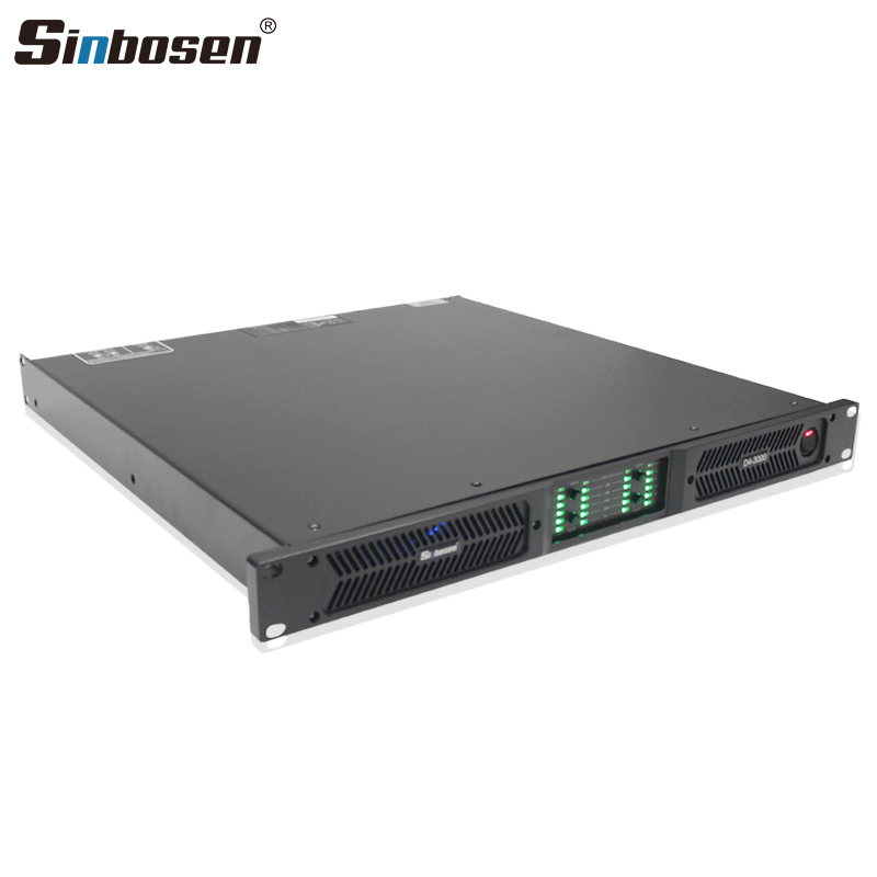 D4-3000 4 Channel 3000 Watts Work Under 2Ω Steadily Class D Digital Power Amplifier