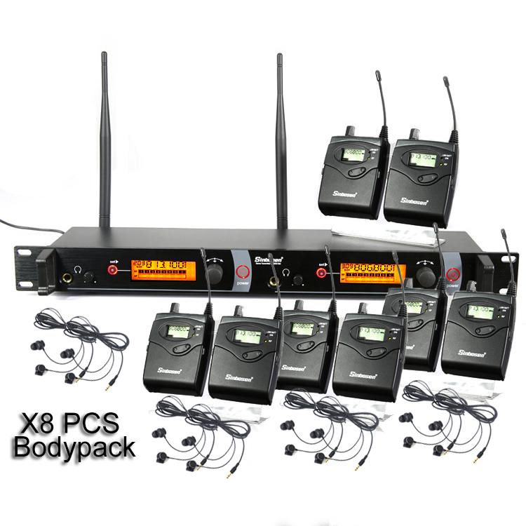 In ear monitor wireless system up to 40 pics wireless stage audio IEM earphone