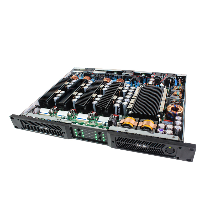 D4-1300 4 Channel Compact Digital Line Array Audio Amplifier