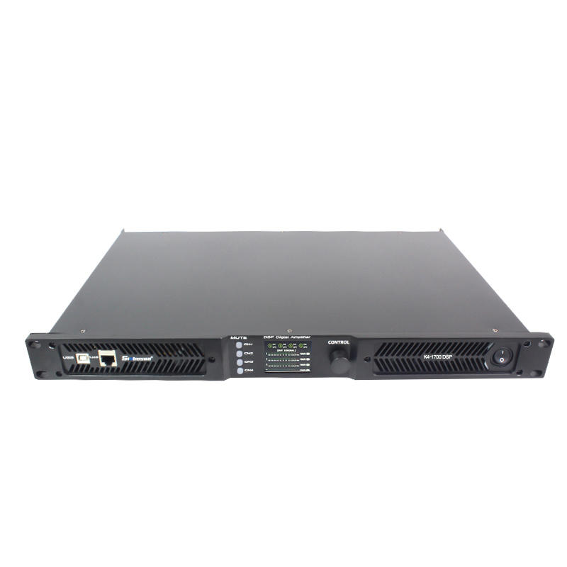 K4-1700 DSP digital Power amplifier 2800 watt 4 channels for Line array speaker