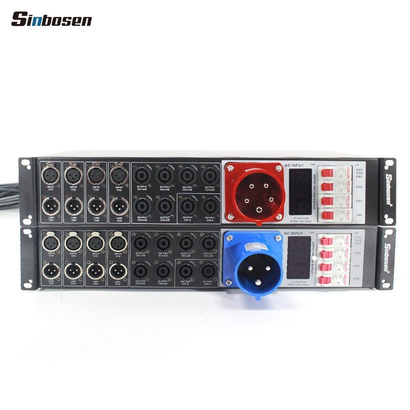 Power supply box power distributor LAS4+8 for lighting and sound system
