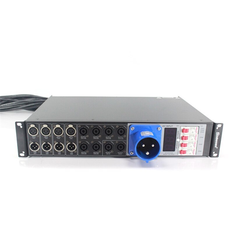 Power supply box power distributor LAS4+8 for lighting and sound system