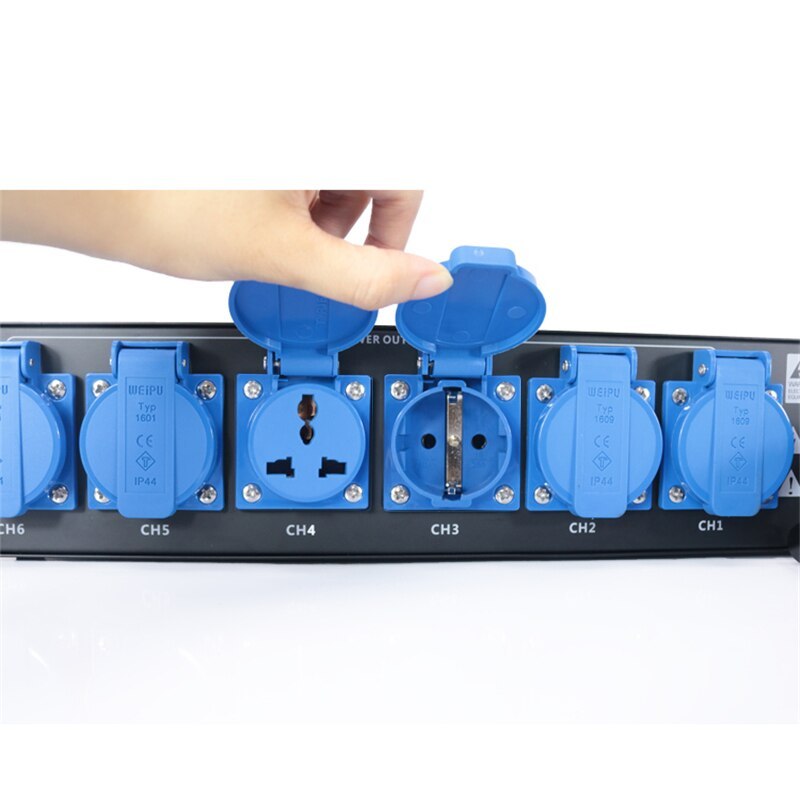 Power supply box power distributor LAS4+8 for lighting and sound system