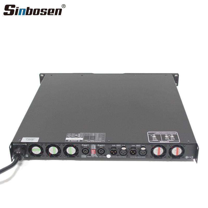 D2-3500 2 Ohms stable Stereo Class D 1u Pro High Power Amplifier