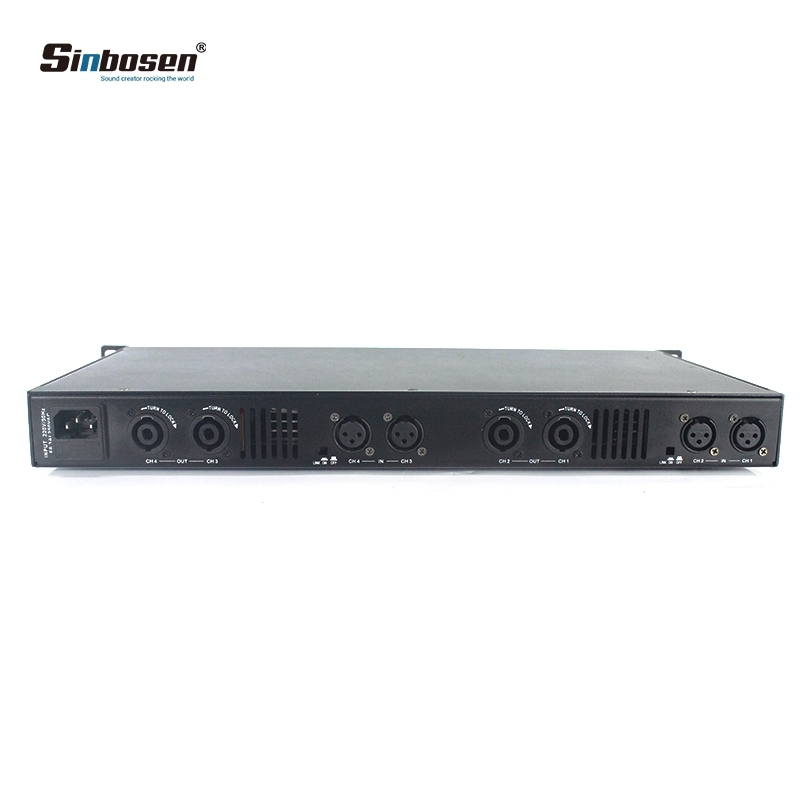 Sinbosen 450w Professional Audio Stereo Class D Hifi Home Speaker Digital Theater 4 Channel Sound Power Amplifier