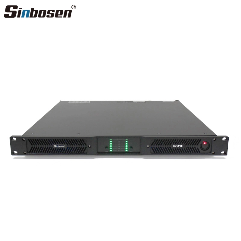 D2-3500 2 Ohms stable Stereo Class D 1u Pro High Power Amplifier