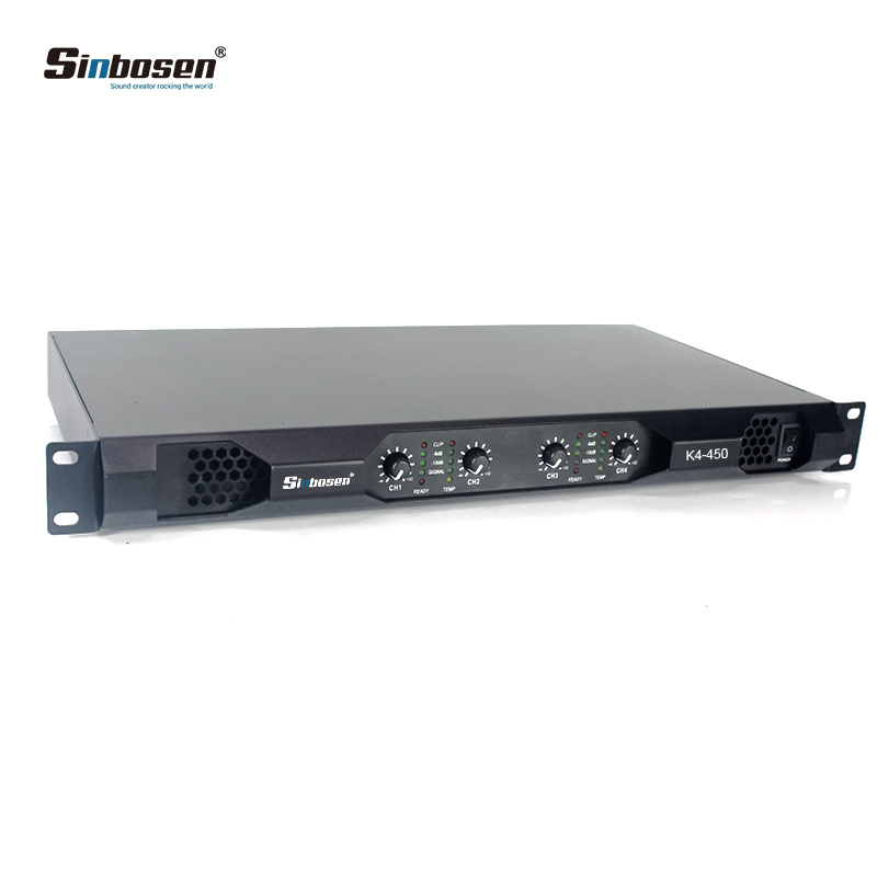 Sinbosen 450w Professional Audio Stereo Class D Hifi Home Speaker Digital Theater 4 Channel Sound Power Amplifier