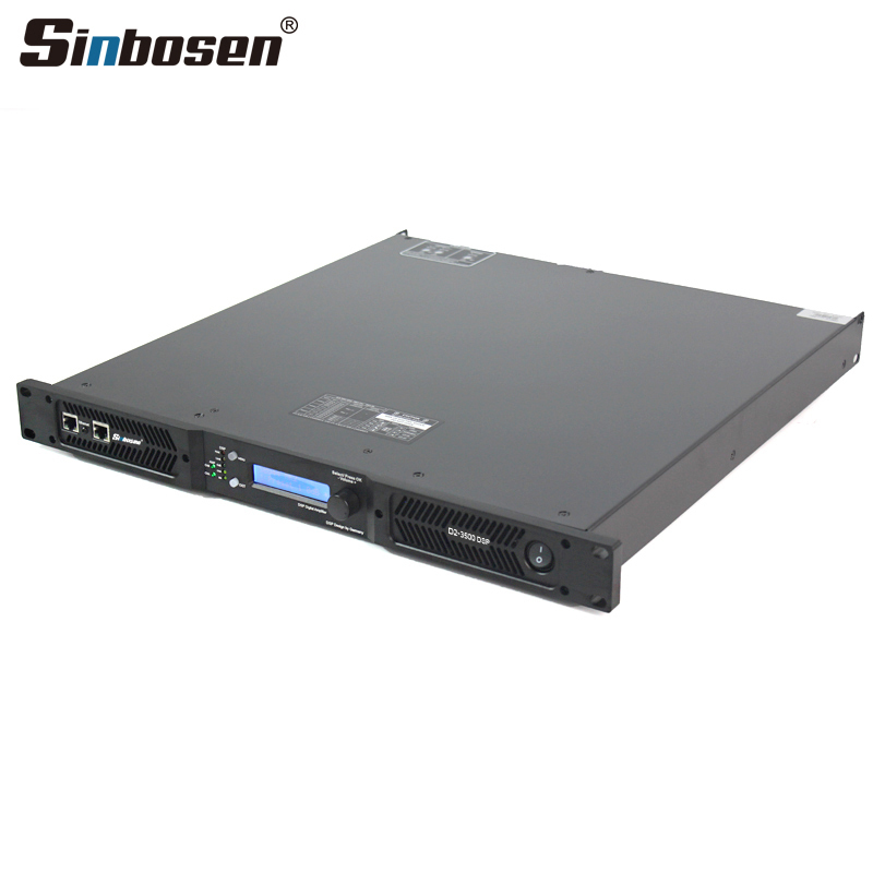 D2-3500 Subwoofer Stereo 2 Channel DSP D Class Amp Power Amplifier